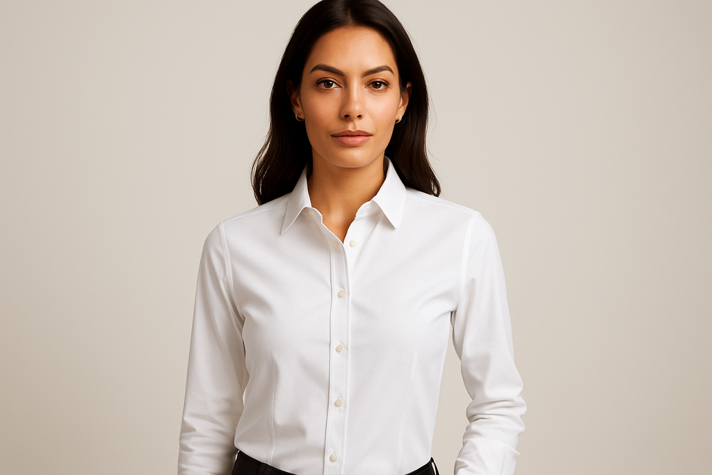 CAMISA OXFORD DAMA EN MUJER LATINA